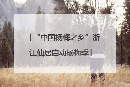 “中国杨梅之乡”浙江仙居启动杨梅季