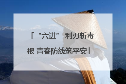 “六进” 利刃斩毒根 青春防线筑平安