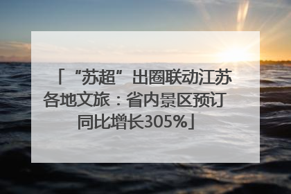 “苏超”出圈联动江苏各地文旅：省内景区预订同比增长305%