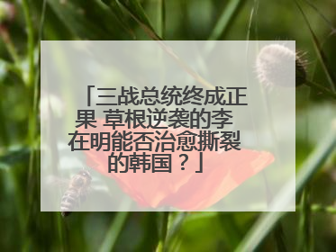 三战总统终成正果 草根逆袭的李在明能否治愈撕裂的韩国？