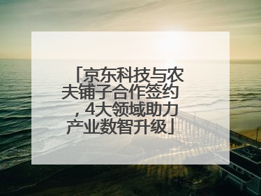 京东科技与农夫铺子合作签约，4大领域助力产业数智升级