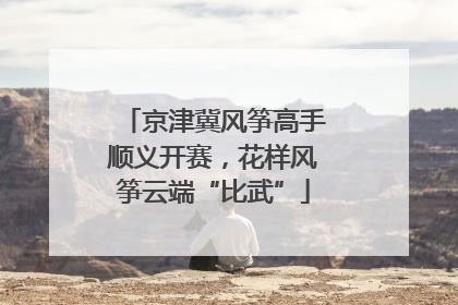 京津冀风筝高手顺义开赛，花样风筝云端“比武”