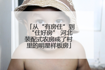 从“有房住”到“住好房” 河北装配式农房成了村里的明星样板房