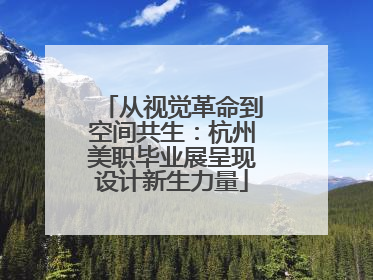 从视觉革命到空间共生：杭州美职毕业展呈现设计新生力量