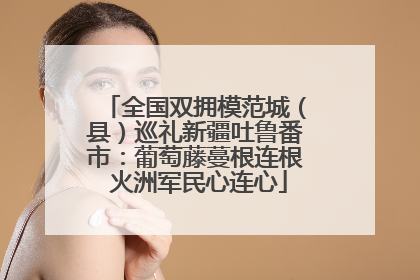 全国双拥模范城（县）巡礼新疆吐鲁番市：葡萄藤蔓根连根 火洲军民心连心