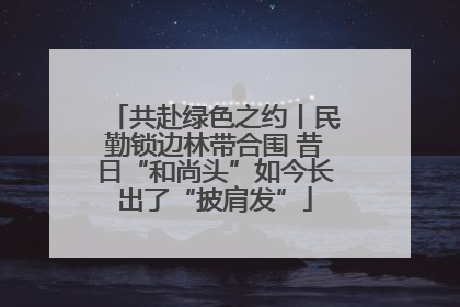 共赴绿色之约丨民勤锁边林带合围 昔日“和尚头”如今长出了“披肩发”