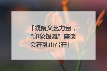 凝聚文艺力量，“印象银滩”座谈会在乳山召开