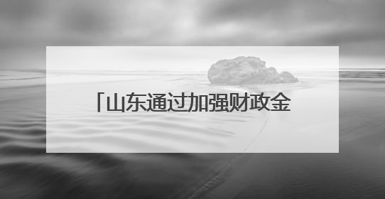山东通过加强财政金融的协同联动 为民营经济发展加力赋能