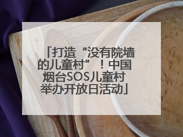 打造“没有院墙的儿童村”！中国烟台SOS儿童村举办开放日活动