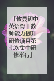 攸县初中英语骨干教师能力提升研修项目第七次集中研修举行