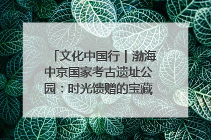 文化中国行｜渤海中京国家考古遗址公园：时光馈赠的宝藏 历史凝固的诗篇