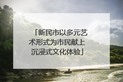 新民市以多元艺术形式为市民献上沉浸式文化体验