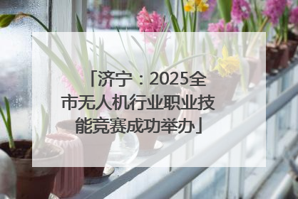 济宁：2025全市无人机行业职业技能竞赛成功举办