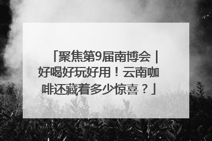聚焦第9届南博会｜好喝好玩好用！云南咖啡还藏着多少惊喜？