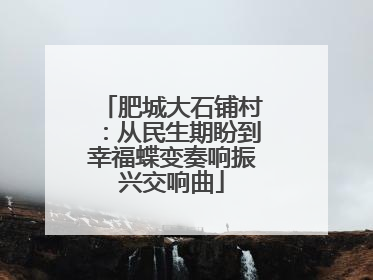 肥城大石铺村：从民生期盼到幸福蝶变奏响振兴交响曲