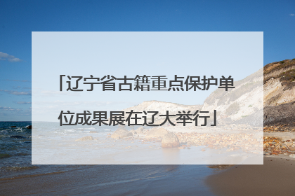 辽宁省古籍重点保护单位成果展在辽大举行