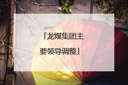 龙煤集团主要领导调整
