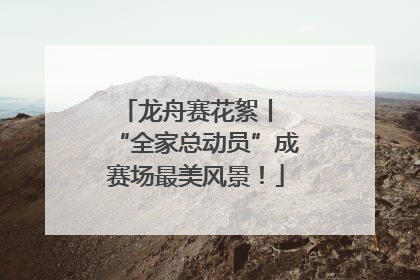 龙舟赛花絮丨 “全家总动员”成赛场最美风景！